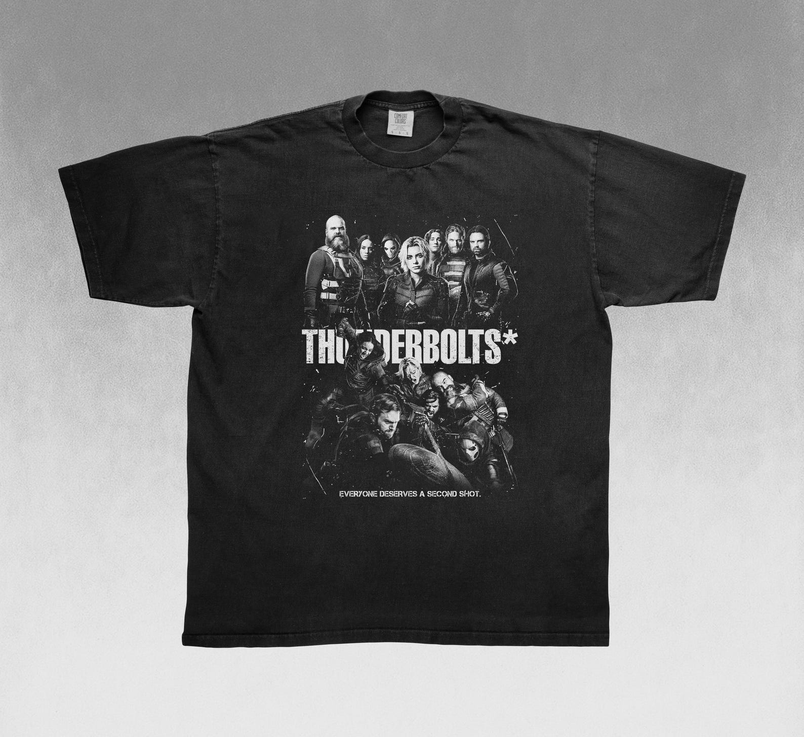 Marvel Thunderbolts Movie T-Shirt, Superhero Graphic Tee, MCU Avengers Campus Shirt L