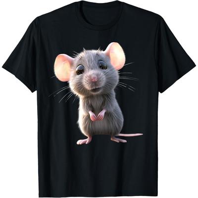 Ratte Niedliche Maus Nagetiere Zwergmaus Kleine Ratten Mäuse T-Shirt