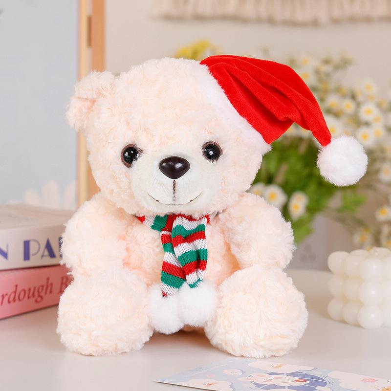 Christmas Bear Teddy Bear Doll Plush Toy Dr. Bear Graduation Bear Doll Schoolgirl Soothing Rag Doll