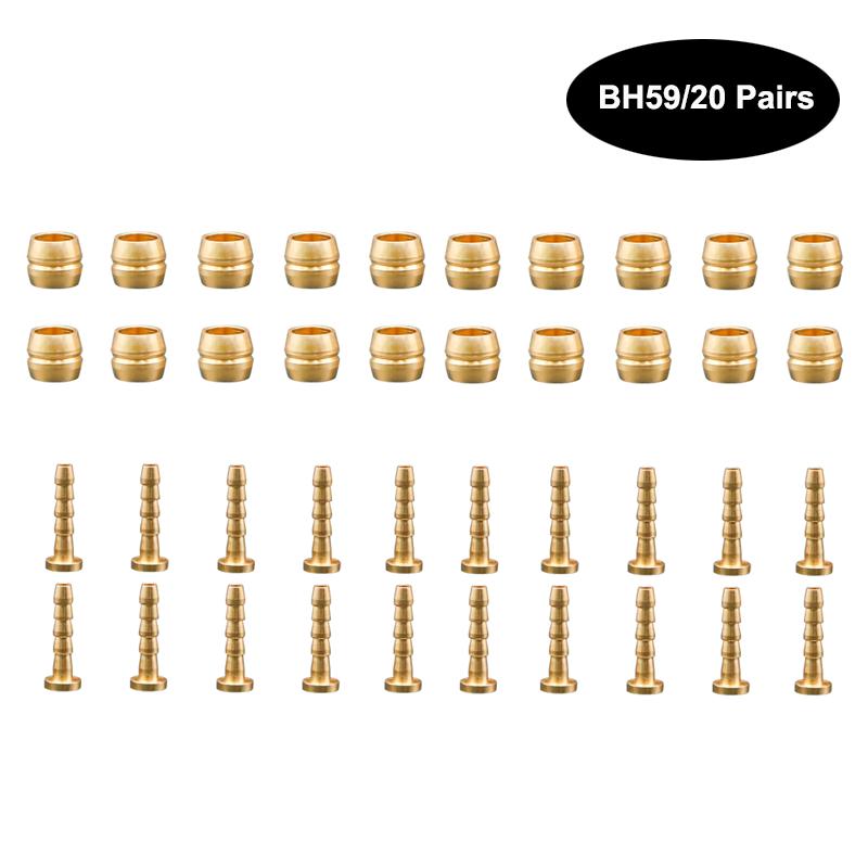 MTB Bike Hydraulic Disc Brake Needle Sleeve Cycling Olive Connect Insert for Olive Shimano BH90 BH59 SRAM Bicycle Brake Hose