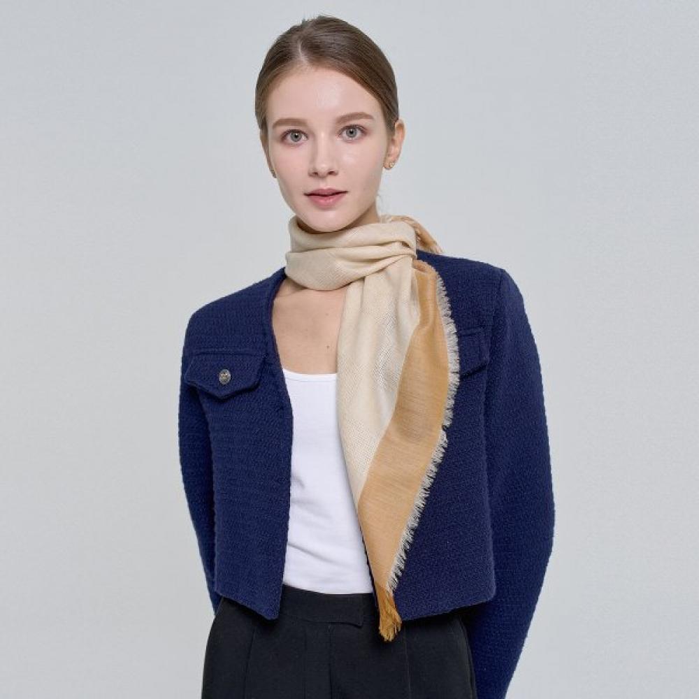 Dal Air Cashmere Scarf Ivory Nobles Single option