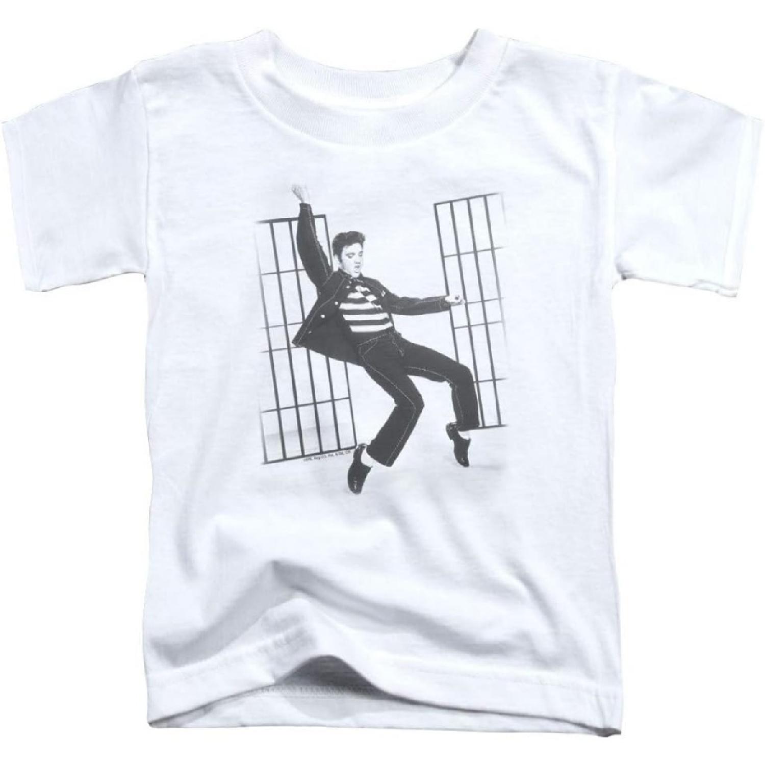 Elvis Presley - Toddlers Jailhouse Rock T-Shirt XXXXXL белый
