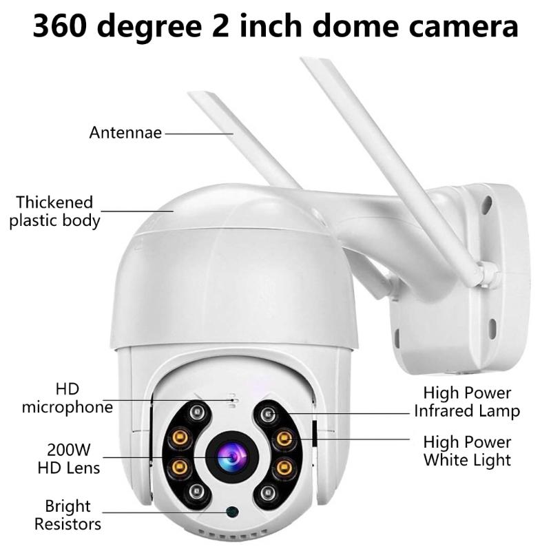 Wifi Camera Indoor Camera for Security 1080P Pet Camera for Baby Monitors Motion Detectio Tracking  Waterproof Camera