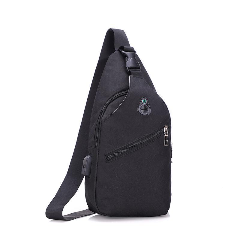 Trendy Men's Shoulder Chest Bag - Compact European & American Style Messenger Backpack