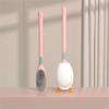 Cute Diving Duck Style Toilet Brush Wall-mounted Floor-Standing  Silicone Toilet Brush with Base Bathroom Cleaning Brush Set