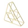 Napkin Holder Fashion Thickened Widened Triangular Freestanding Metal Wrought Iron Vertical Tissue
