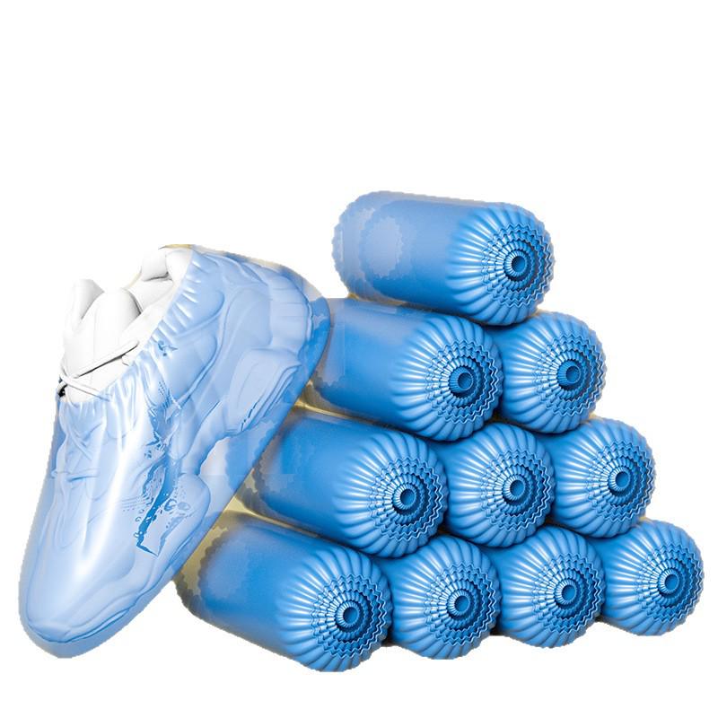 Waterproof Non-Slip PE Shoe Covers for Indoor Use - Thick, Wear-Resistant, Dustproof, and Rainproof for Adults and Students