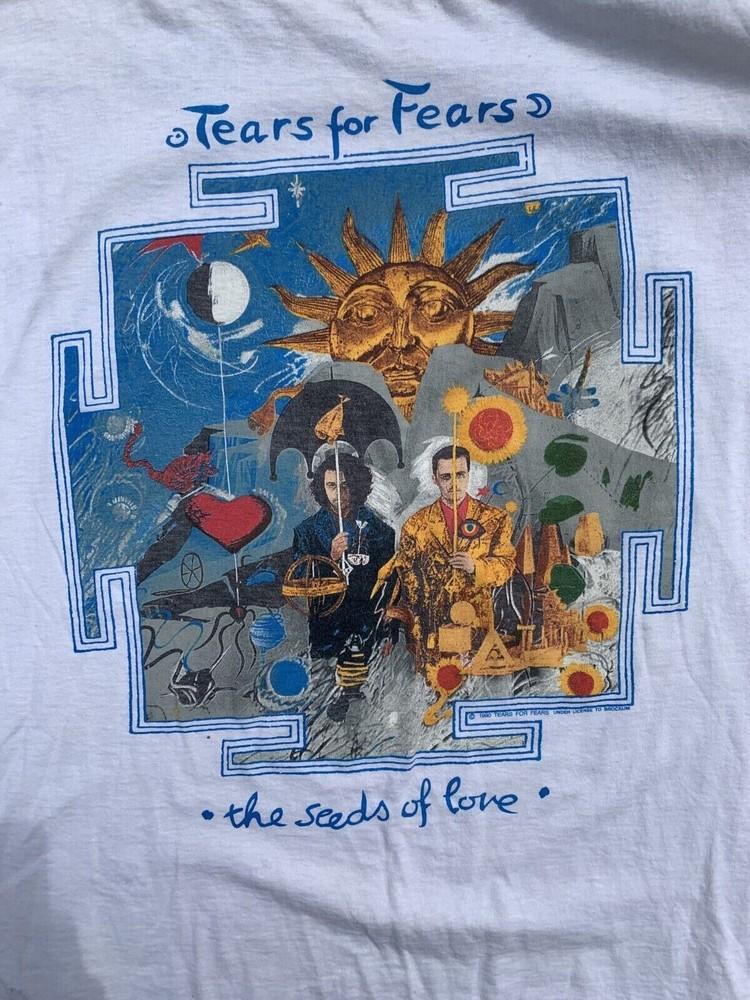 1990 Tears For Fears The Seeds Of Love Shirt White Unisex S-5XL ND901 Unisex T-Shirt S