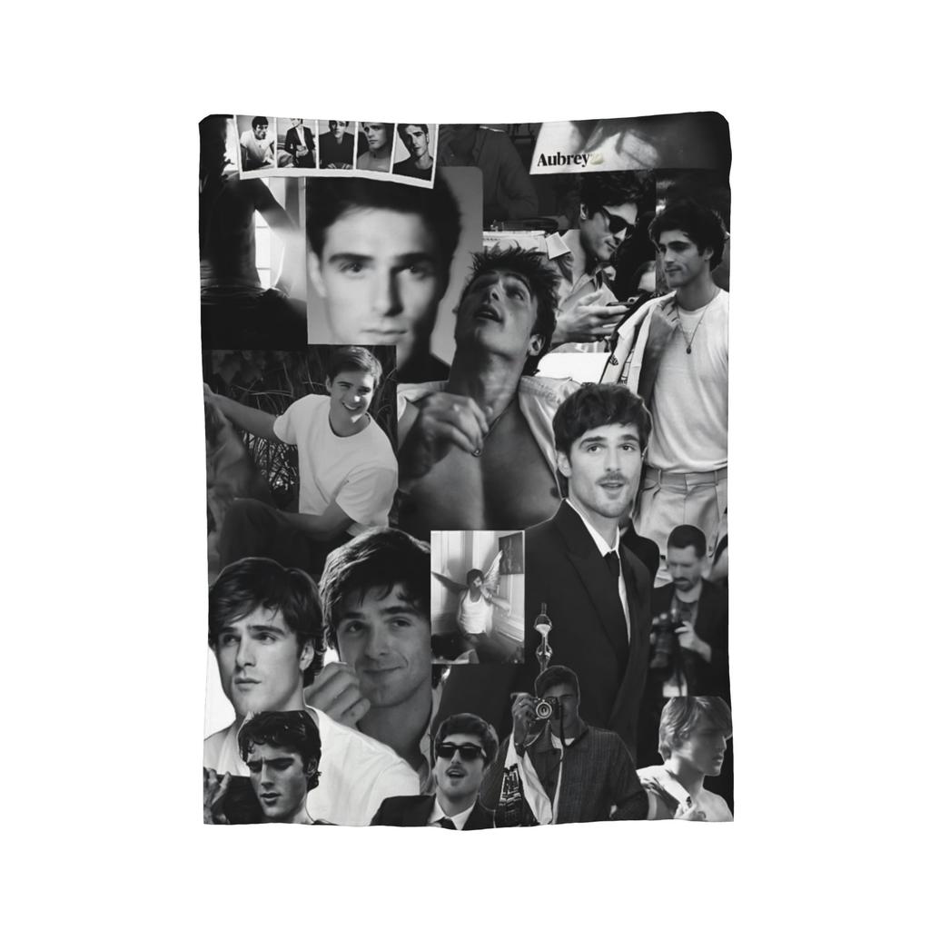 Jacob Elordi Actor Throw Blanket for Couch Soft Fuzzy Plush Blanket 50x60 Inch Multi-size Bedspreads for All Seasons