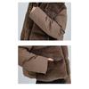 2025 New Women's Short Fashion Down Cotton Coat - Korean Style Light Luxury Fleece Thick Winter Warm Plush Jacket