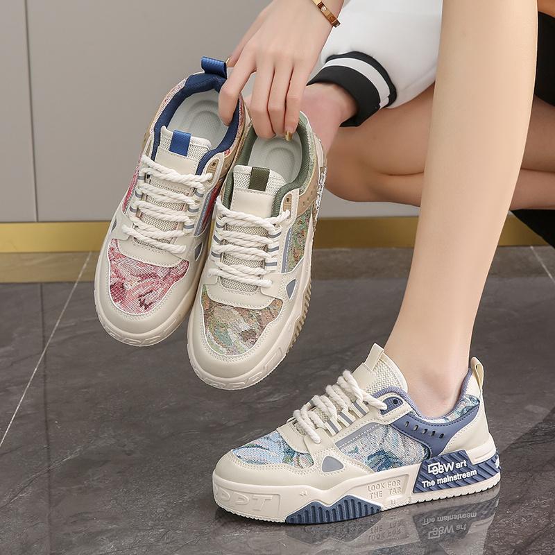 Board shoes spring and summer new platform sports shoes student casual canvas shoes