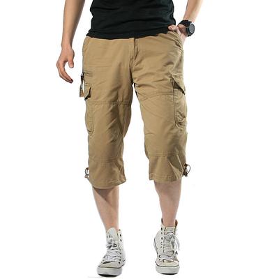 Overalls Dunne Losse Grote Maat Shorts Heren Multi-pocket Middelgrote Broek Outdoor Casual Camouflage Cropped Broeken Heren