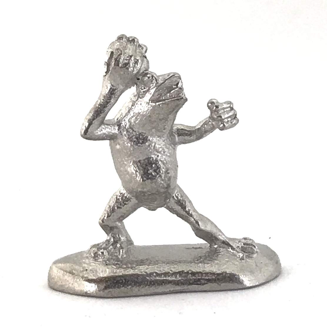 Миниатюрная жестяная лягушка из Choju Jinbutsu Giga, идеально подходящая для вашей картины сухим методом, сада.