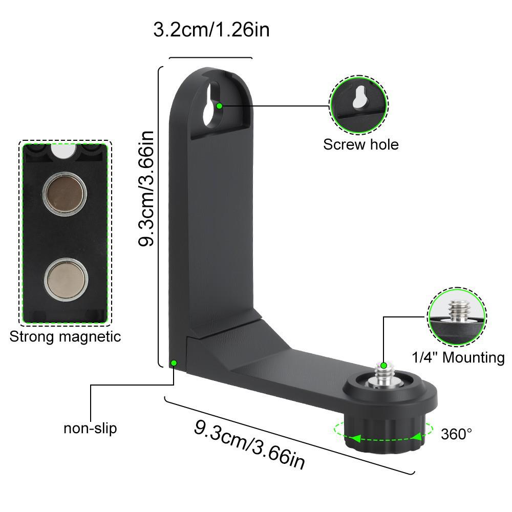 L Multi-Functional Magnetic Wall Mount for Laser Level Projector