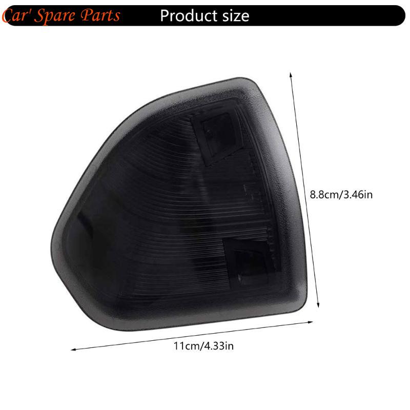 Y4UA 1 Pair Clear/Smoke Lens LED Side Turn Lamp Front Turn Light Replacement Truck Accessories