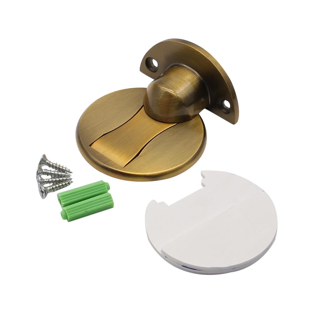 Magnetic Door Stops Hidden Door Grip Floor Nail Free Door Stop Alloy Door Stop Furniture Hardware Hot Selling