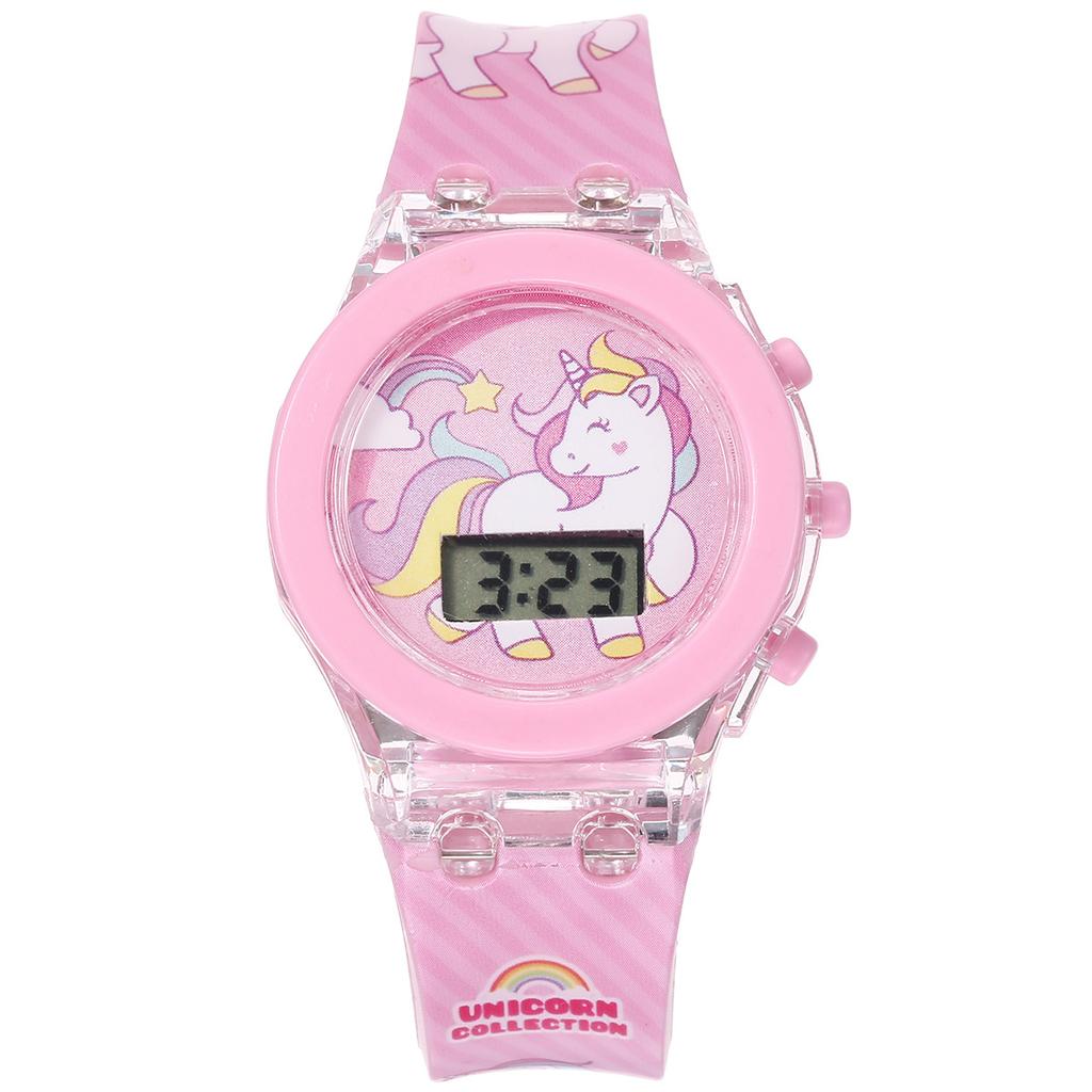 Kids Watch And Bracelet Gift Set, Digital Children Wristwatch with Jewelry, Ready Gift Box for Holiday And Birthday Present
