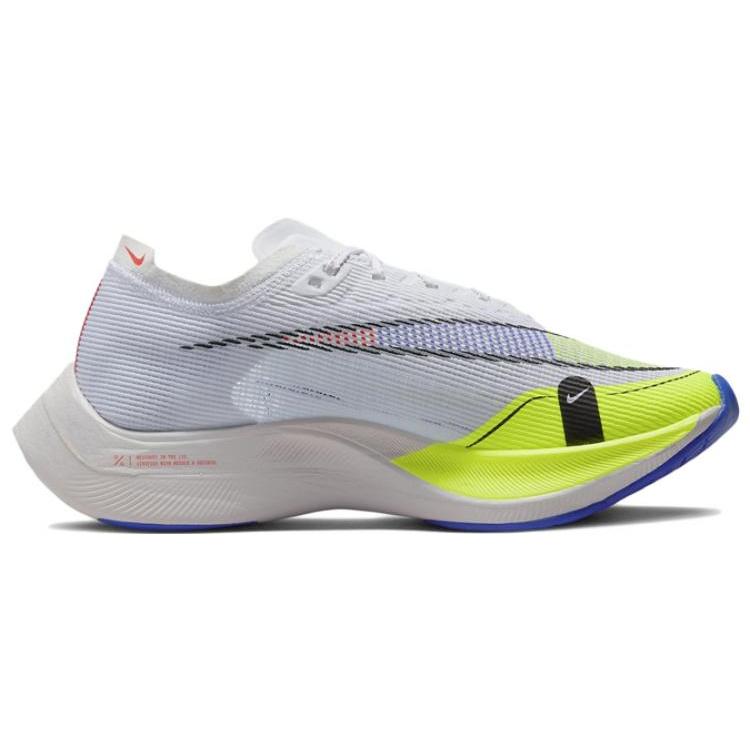 New Nike ZoomX Vaporfly Next% 2 'White Volt Racer Blue' Women's CU4123-103