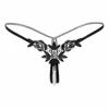 [Free Shipping] Sexy Thong, Hot Lace Embroidered Transparent Seduction Underwear, Women's Low Waist Hollowed Out T-back