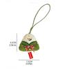 Chinese Style Zongzi Pendant Traditional Cartoon Plush Doll Pendant  Cultural Activity