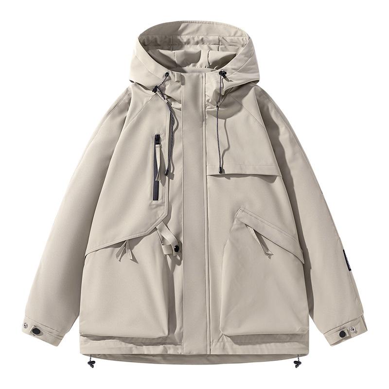 

Новая мужская повседневная молодежная куртка с капюшоном для осени и зимы, корейская версия S