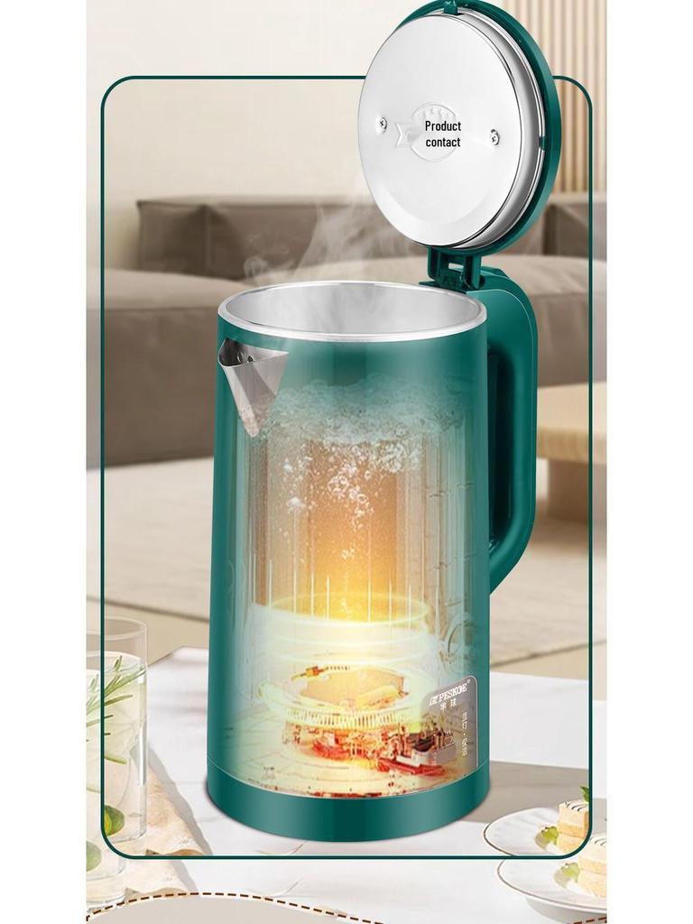 Large Capacity Smart Electric Kettle with Durable Anti-scald Design and Automatic Shut-Off