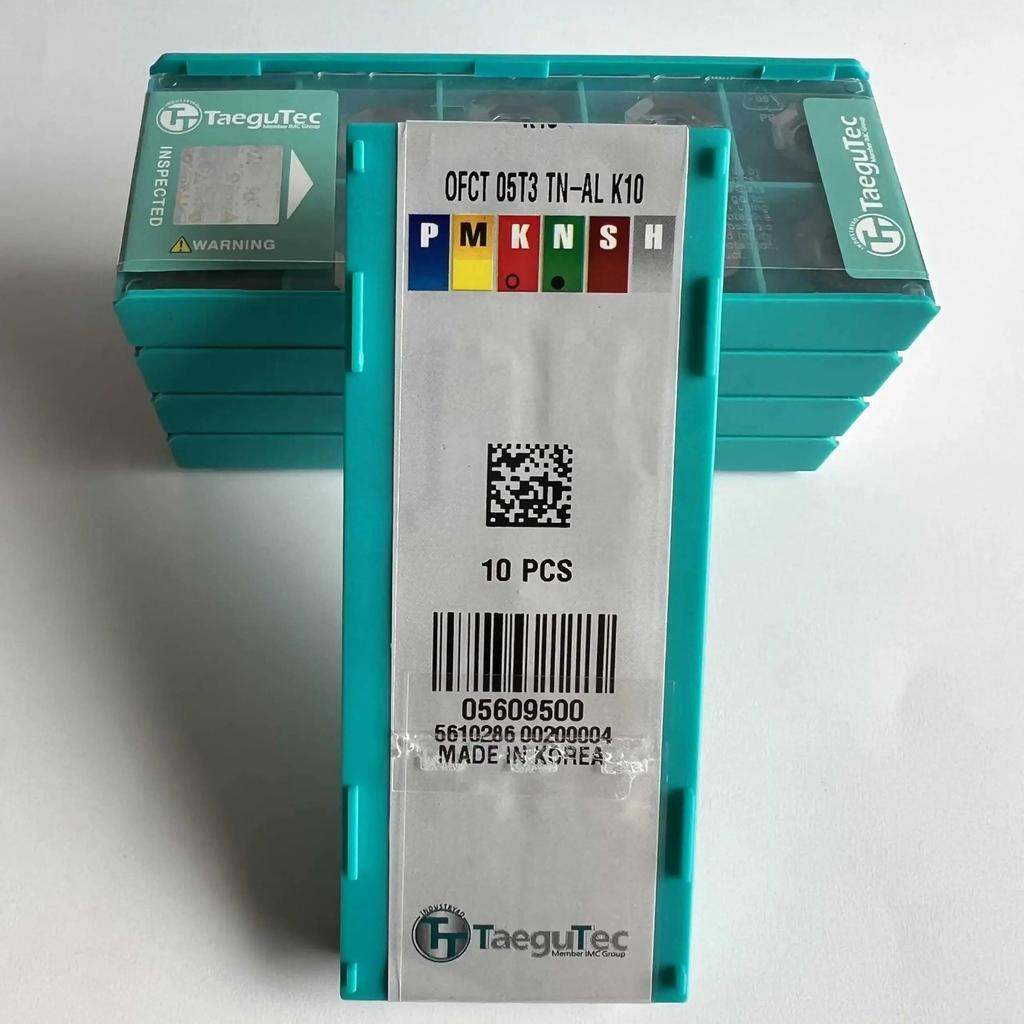 TaeguTec / OFCT05T3TN-AL K10 /Original genuine CNC alloy blade 10 PCS