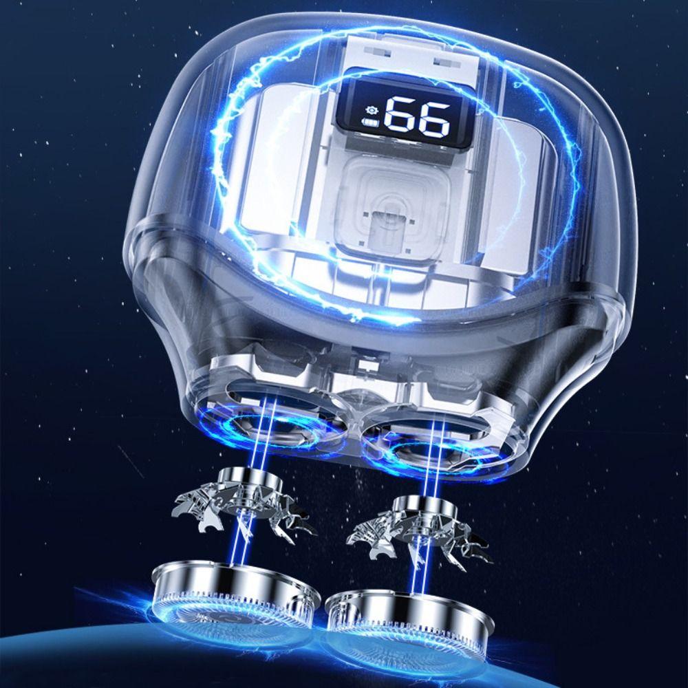 Waterproof Electric Shaver Digital Display Rechargeable Razor Travel Pocket Razor  Business Trip