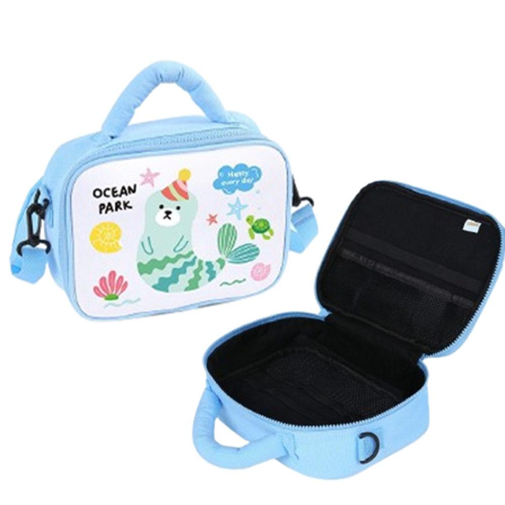 Portable Colored Pencil Pouch Cartoon Painting Pencil Bag Marker Storage Bag  Student Stationery