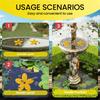 Bee Drinking Floating Flower Garden Bee Insect Drinker Plastic