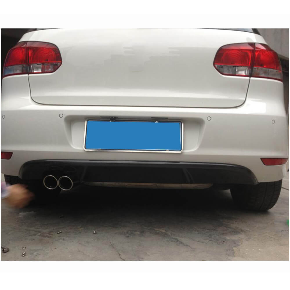Rear Bumper Diffuser V1 (for Base HB 2010-2013, Carbon) for Volkswagen Golf 6