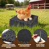 12 Pcs Chicken Nesting Pad Reusable Nesting Hens Bedding Mats for Egg Laying Box Liner Plastic Nest Box Pad Poultry House
