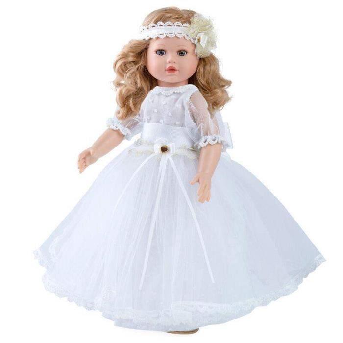 Poupée de Communion - Ocio Stock - Marina - 40cm - Boîte cadeau - Couverture incluse