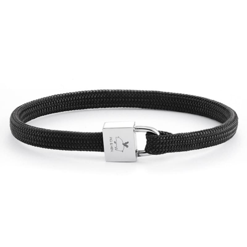 

PIG & HEN (Women s) Billy Bracelet - Black X Silver XS
