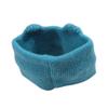 Cute Cat Ears Warm Knitted Headband Female Retro Face Wash Elastic Hair Bands Solid Color Simple Wide-brimmed Head Wrap