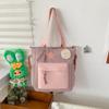 Schoolbag College Style Junior High School Students Elementary School Students Large Capacity Two-piece Set Class Backpack Cute Handheld Tuition Bag