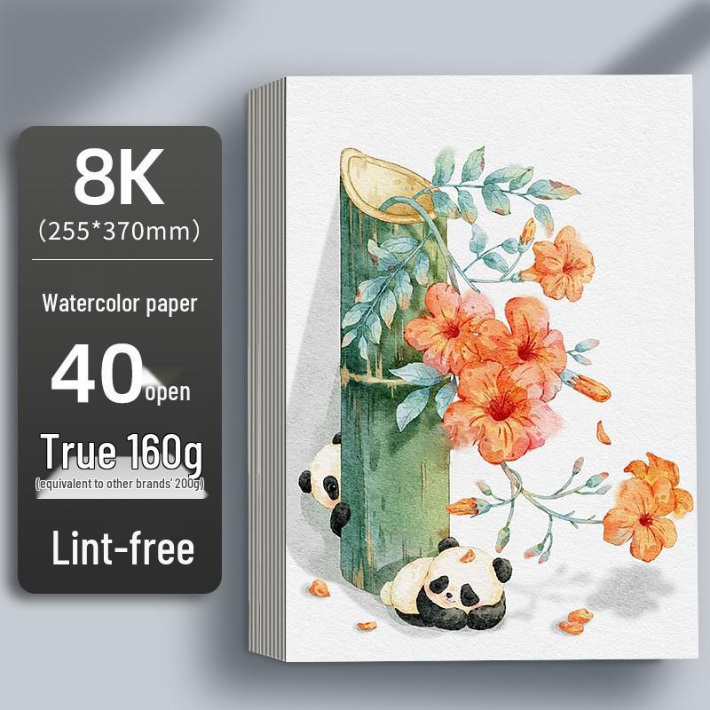 Hârtie carton alb olandez îngroșat 4K/8K pentru studenți la artă: Ideal pentru începători și copii pentru schițe și copiere de mână