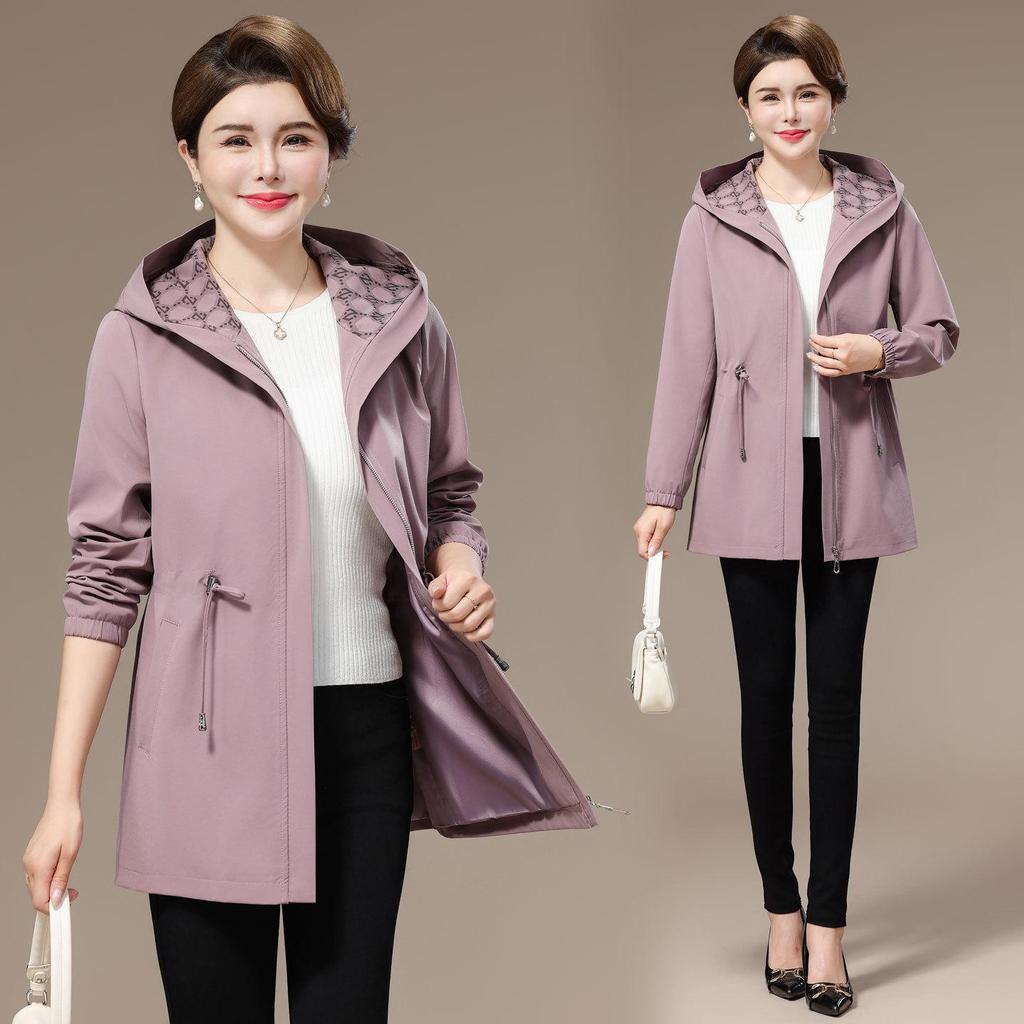 Frühlings- & Herbstmode Trenchcoat für Frauen mittleren Alters - Stilvoll, lockere Passform 2025 Edition