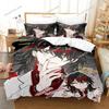 Anime Hololive Vox Akuma Bedding Set Boys Girls Twin Queen Size Duvet Cover Pillowcase Bed Kids Adult Home Textileextile369