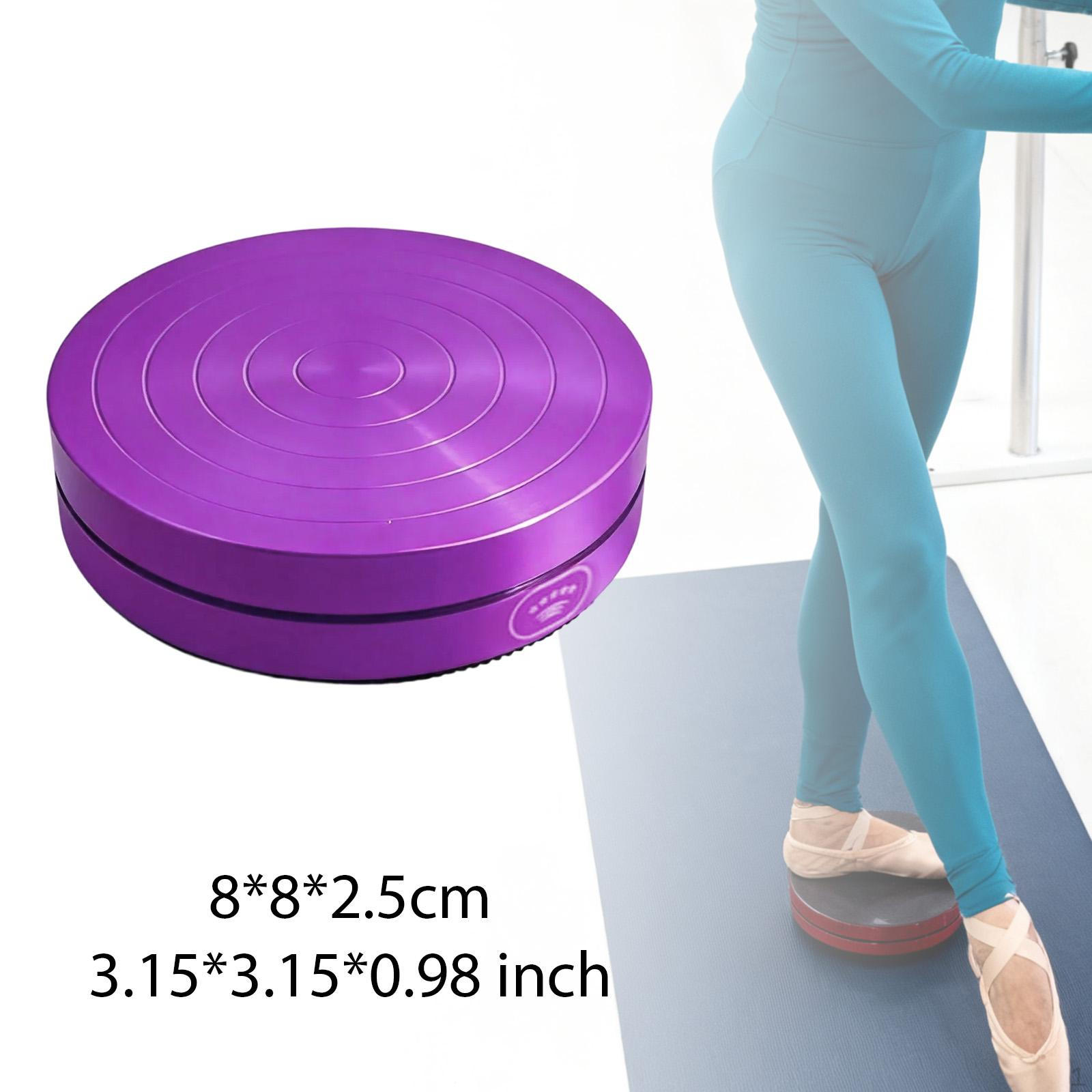 

Алюминиевая нескользящая доска для поворотов в балете для гимнастики, гимнастов, фигурного катания Violet 8cm