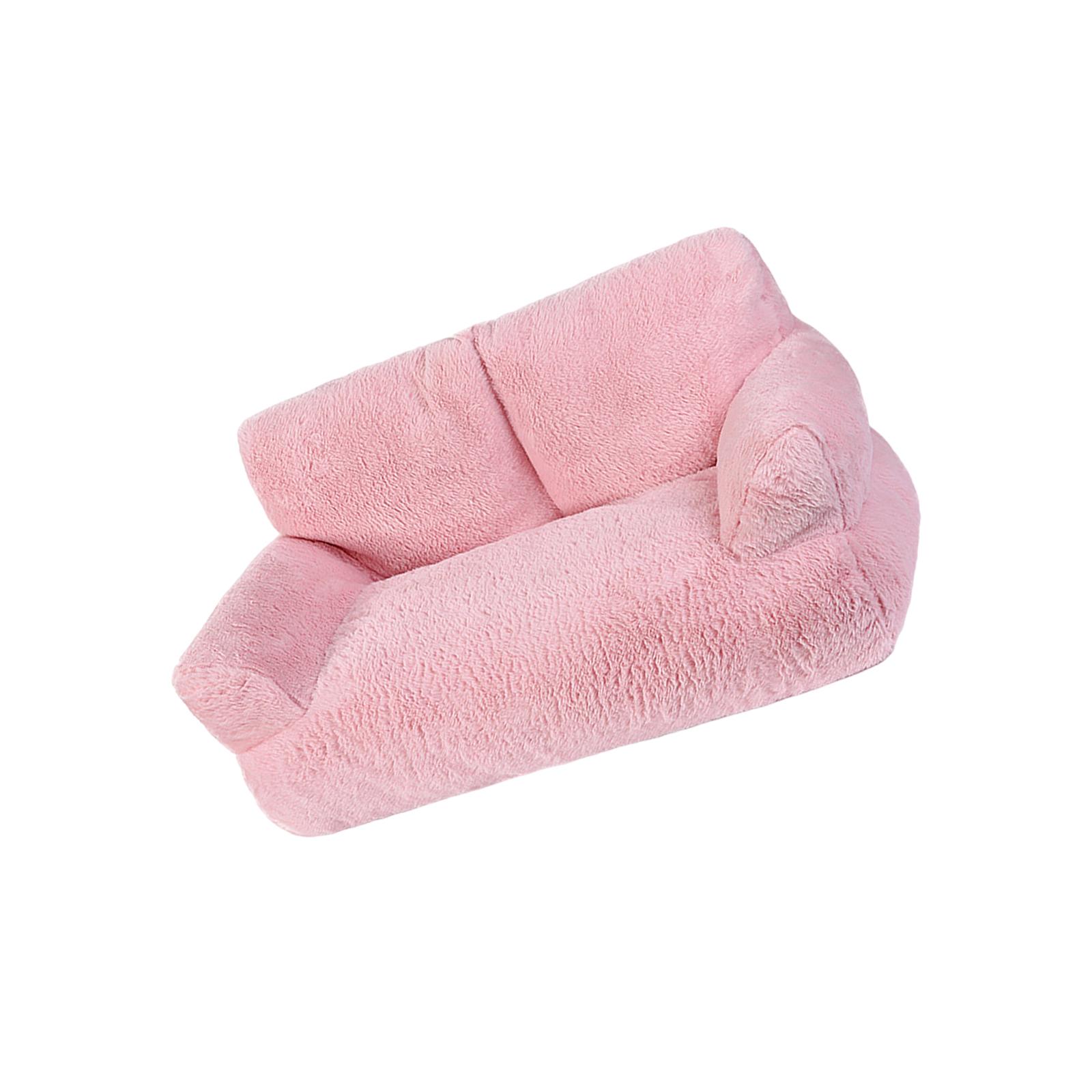 

Self Warming Cat Bed Pets Sofa Nest Mat Sofa Bed Cats Nest Kitten рожевий