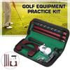 Outdoor/Indoor Gift Putting Portable Golf Putter Set Sports Practice Ball Holder Wood Travel Carry Case Training Aids Equipment