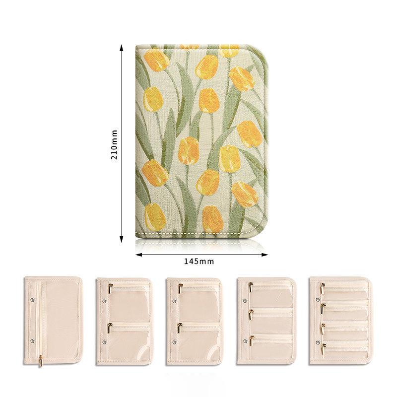 Anti Oxidation Jewelry Storage Book Zipper Clear Pocket Necklace Binder Display Organizer For Women
