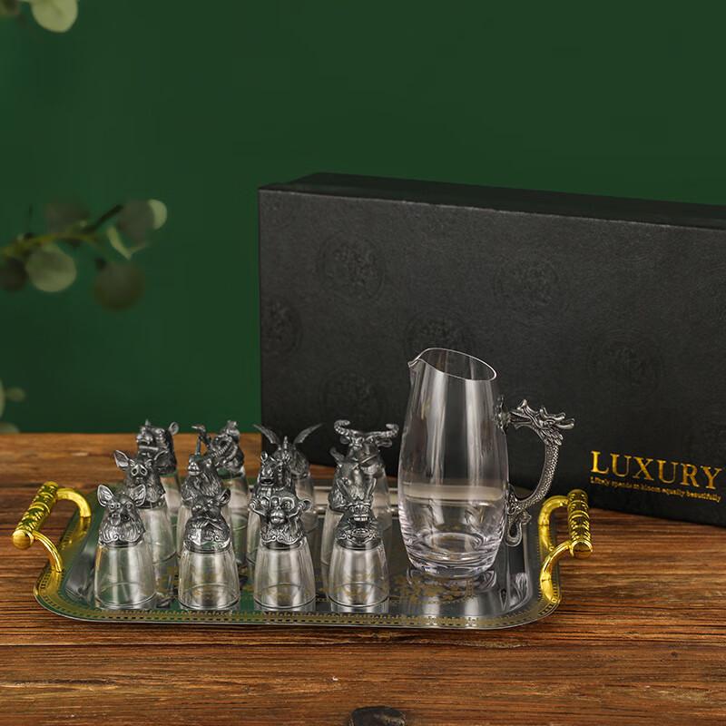 Shang Qi Chinese Zodiac Baijiu Glassware Set