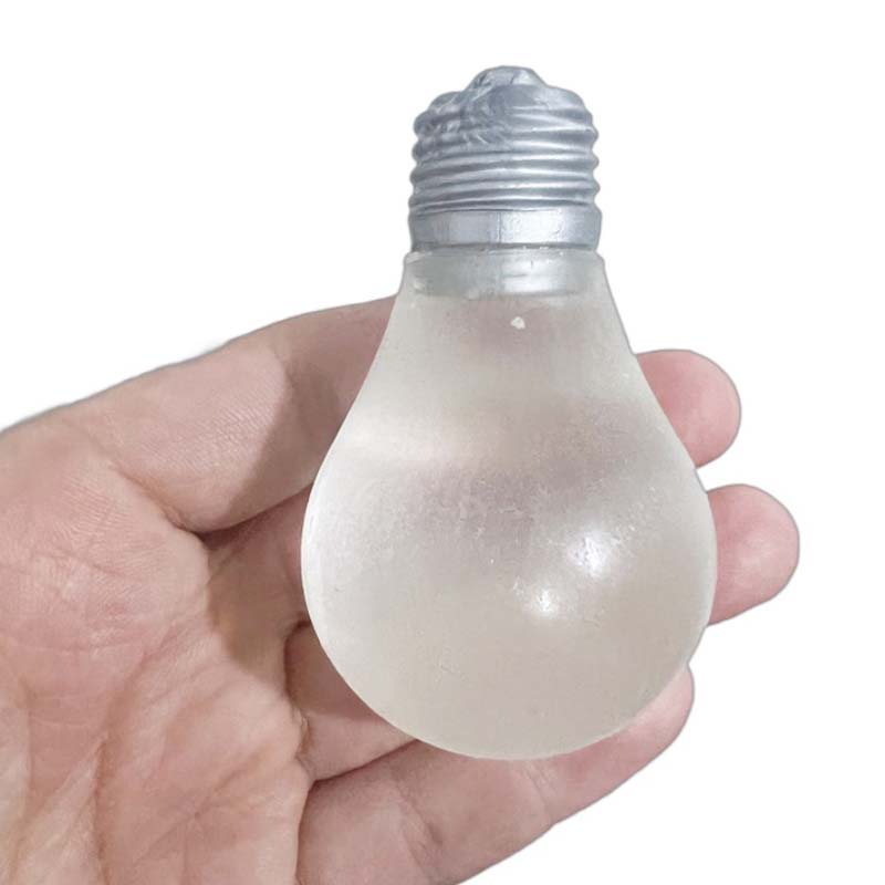 Luminous Fluorescent Light Bulb Kneading Stress Toy Sensory Fidget Toy Anxiety Novelty Funny Decompression Gift