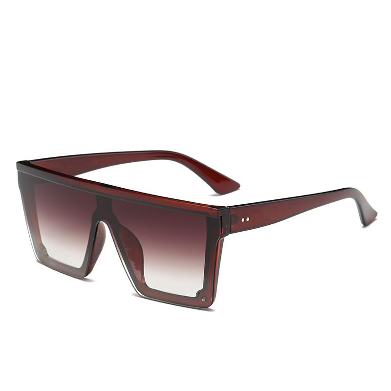 oversized flat top sunglasses
