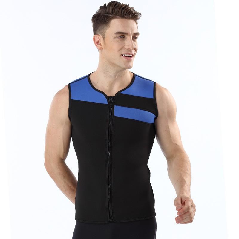 3mm Neopreen Mouwloos Wetsuit Vest Duiken Snorkelen Surfen Watersporten Mannen Volwassene Thermische Bescherming