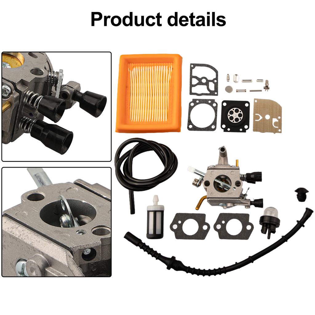 FS120 Carburetor Kit String Trimmer Carburetor Carburetor Replacement Cost-effective Solution Optimal Performance As Shown