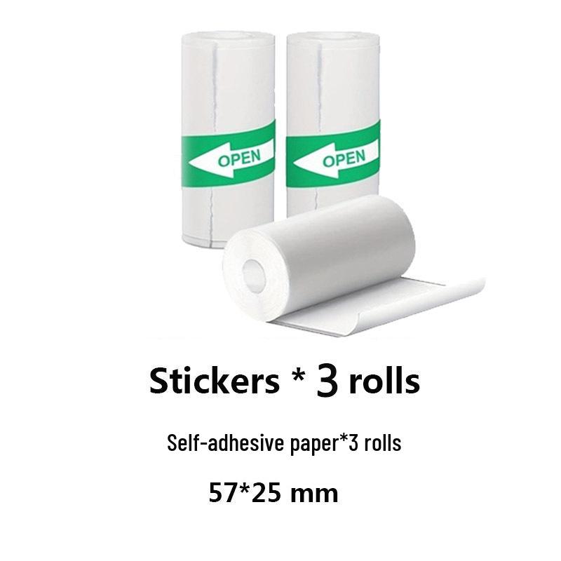 Mini-Selbstklebendes Thermodruckerpapier ohne Kern für Kasse und Fotolabel