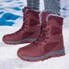 Women's Fleece-Lined High-Top Snow Boots - Warm, Thick, Plus Size Cotton Short Boots for Autumn/Winter Fashion